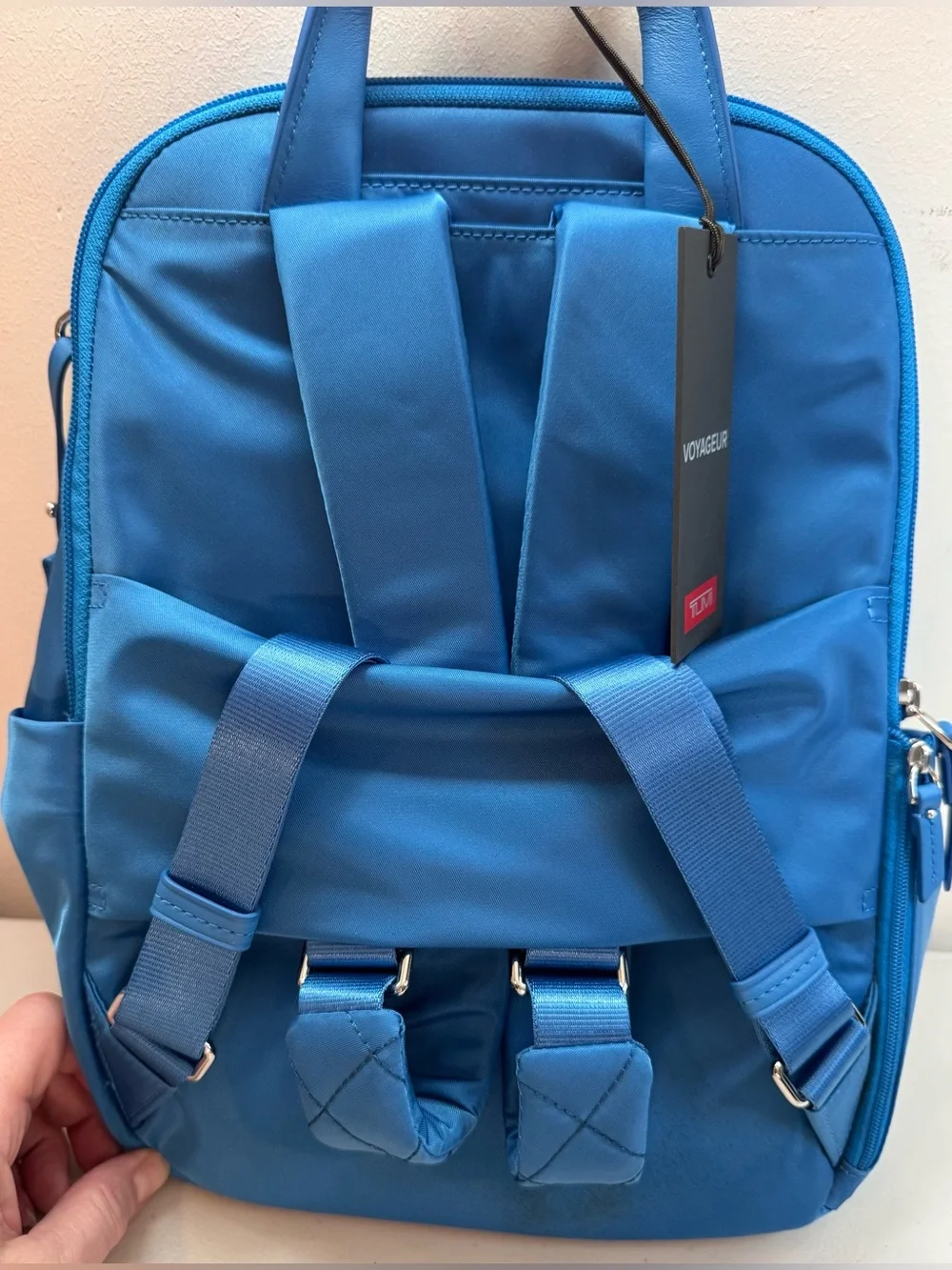 Tumi Voyageur Daniella Small Backpack in Bright Blue Nylon